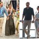 (L) Prince Harry, Duke of Sussex and Meghan, Duchess of Sussex meet Sam Schumacher, founder and co-founder of OneWave, at Bondi Beach on October 19, 2018 in Sydney, Australia; Prince Harry, Duke of Sussex and Meghan, Duchess of Sussex walking along Kingfisher Bay on October 22, 2018 in Fraser Island, Australia.